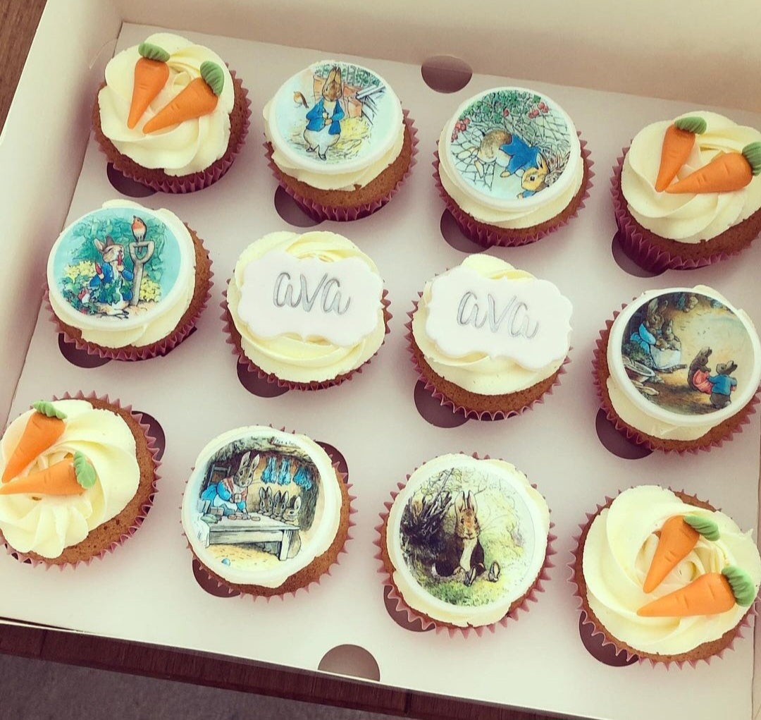 Peter Rabbit Icing Sheet Cupcake Toppers – Cake Toppers by Chloe