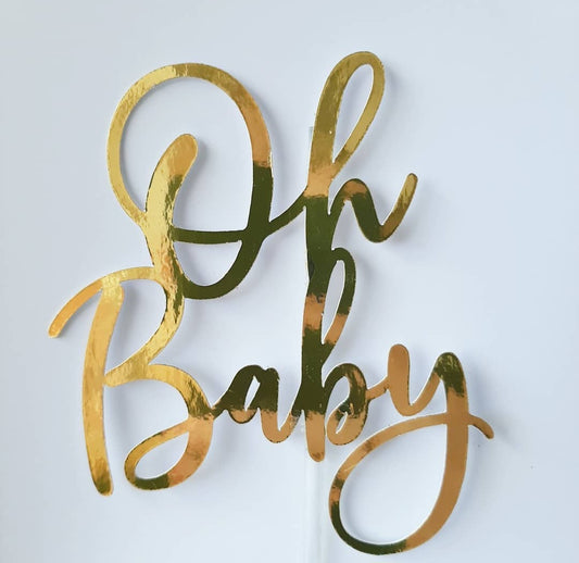 Oh Baby #2 Cake/Cupcake Topper