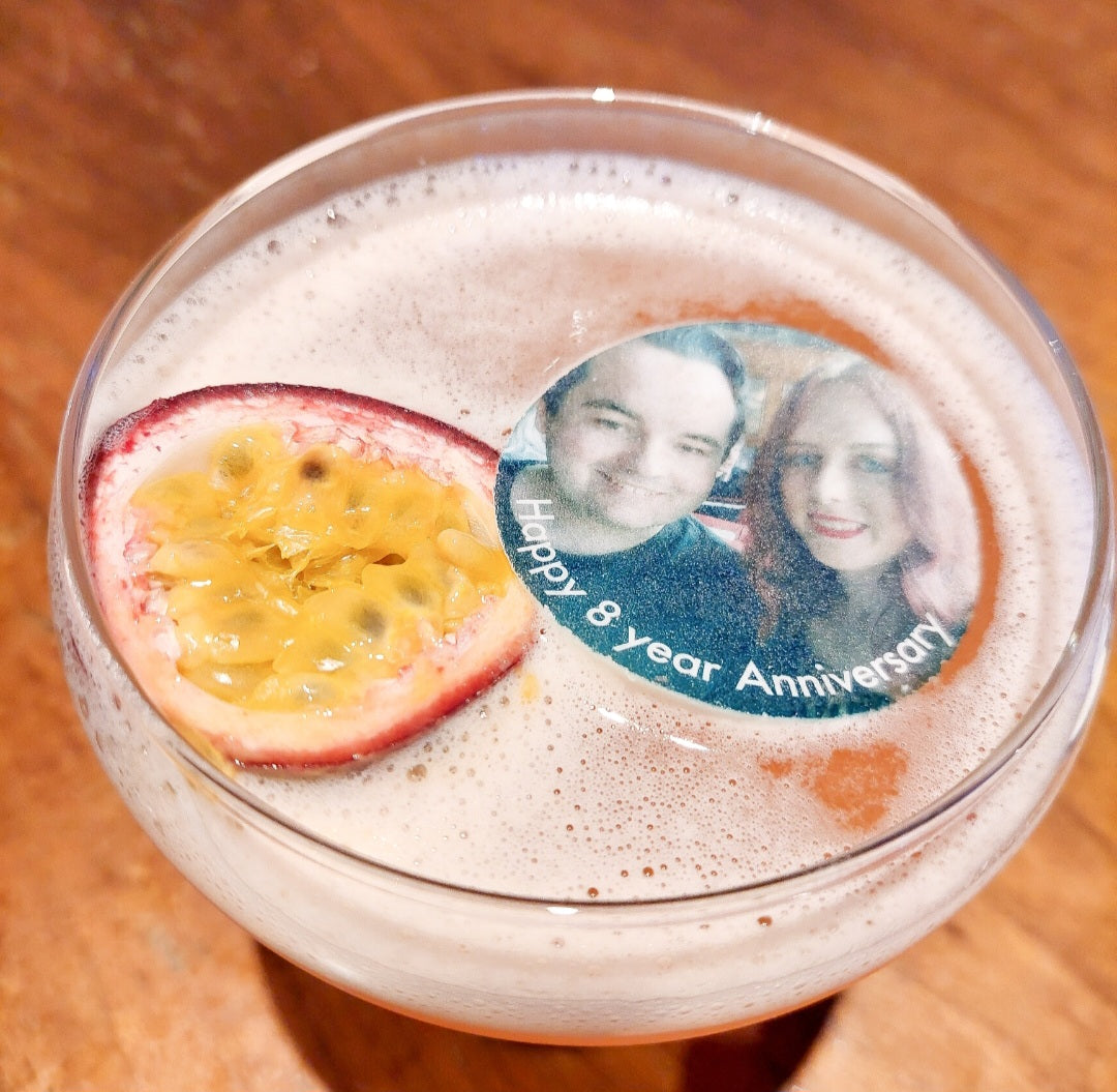 Personalised Photograph Cocktail Toppers