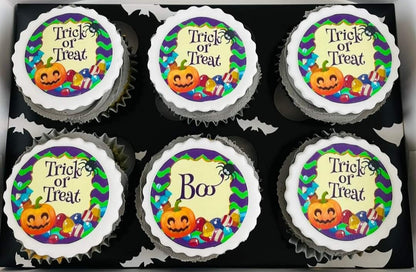 Halloween #1 Icing Sheet Cupcake Toppers