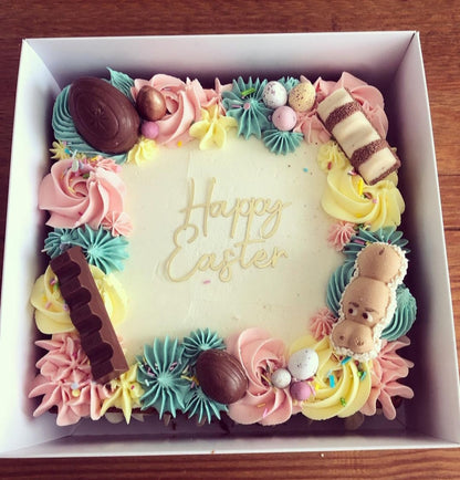 Happy Easter Cake Charm