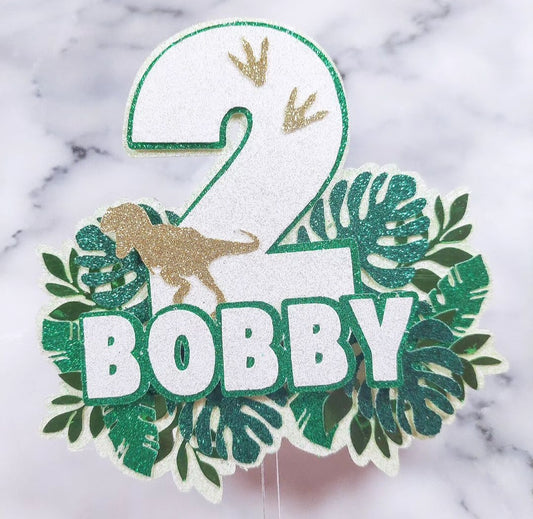 Dinosaur #5 Cake Topper