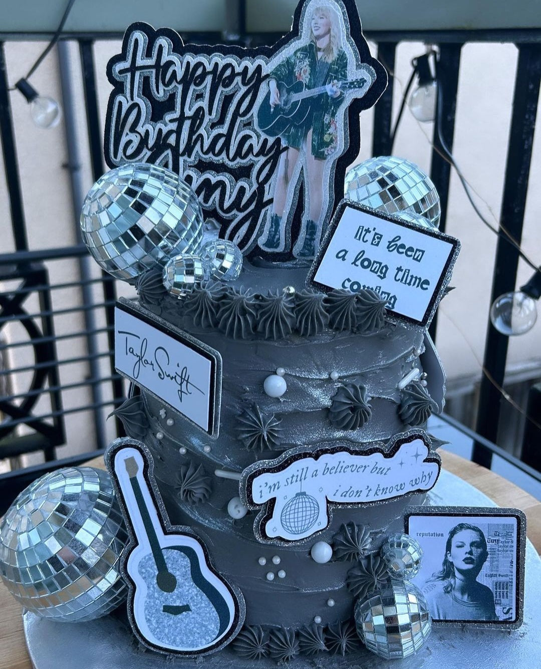 Taylor Swift Cake Topper Set