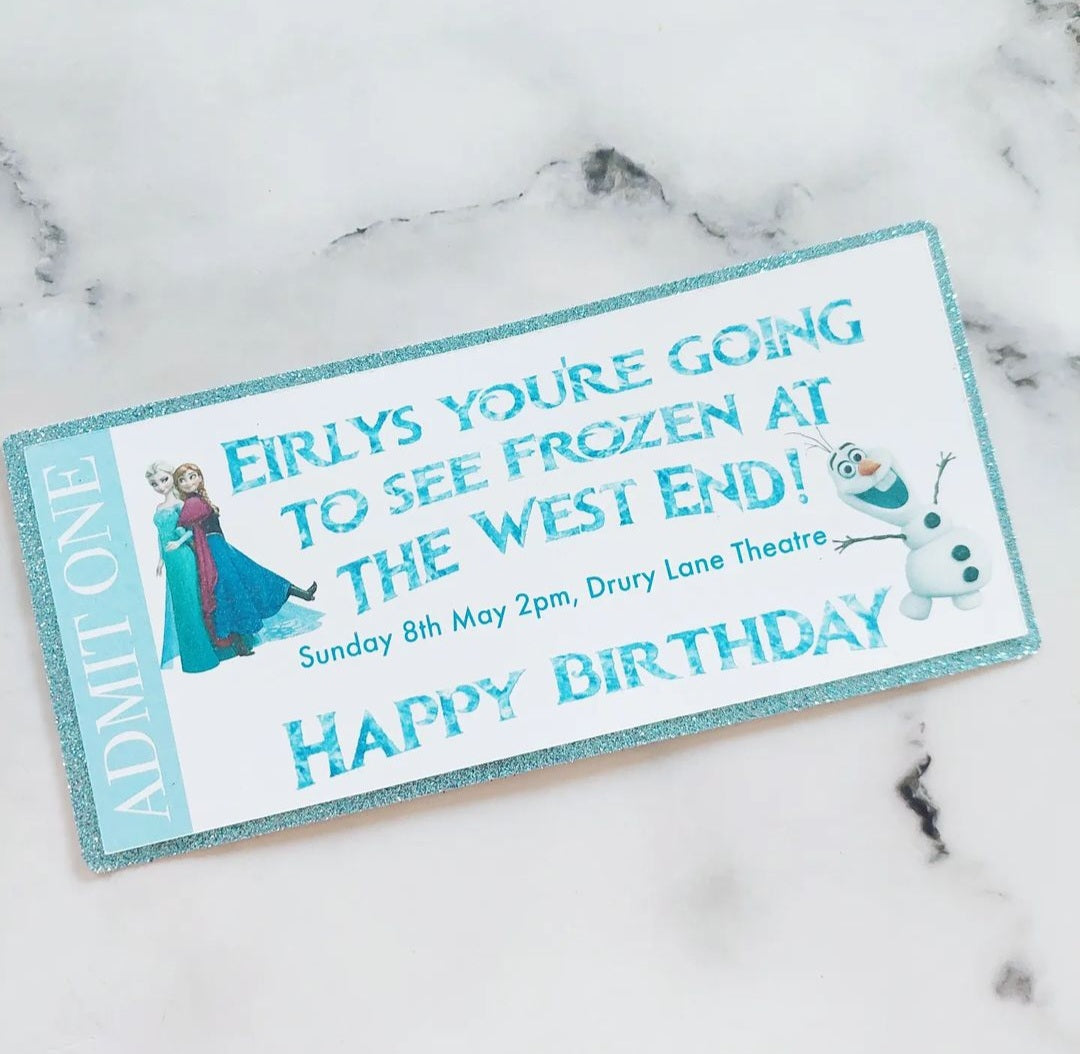 Custom Gift Ticket