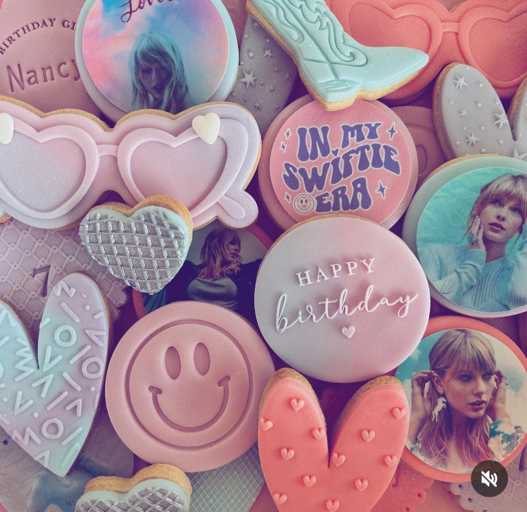 Taylor Swift Lover Icing Sheet Cupcake Toppers