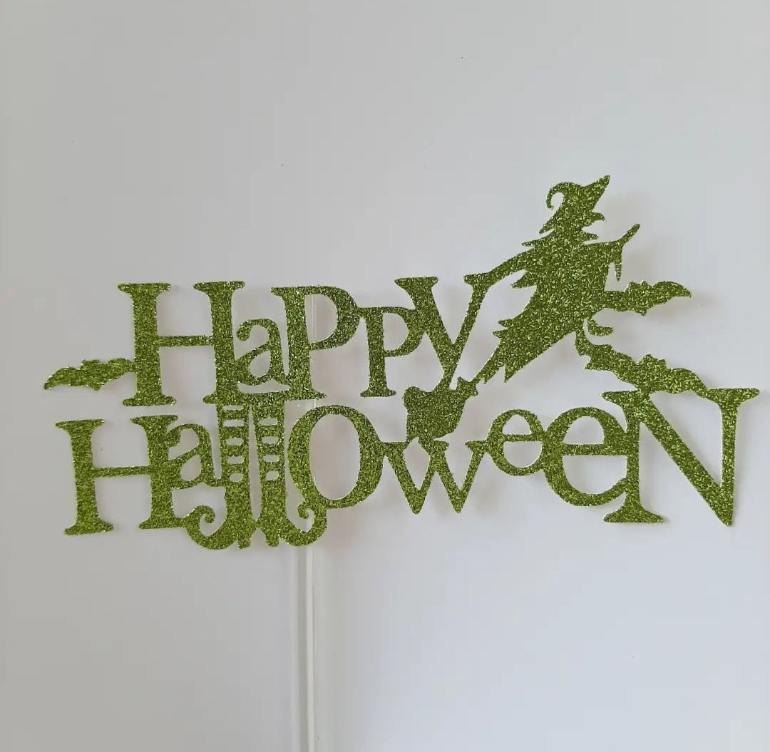 Happy Halloween Card Cake Topper #2