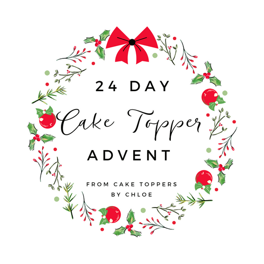 24 Day Cake Topper Advent