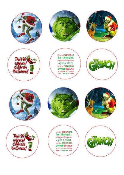 Christmas Quotes #2 Icing Sheet Cupcake Toppers