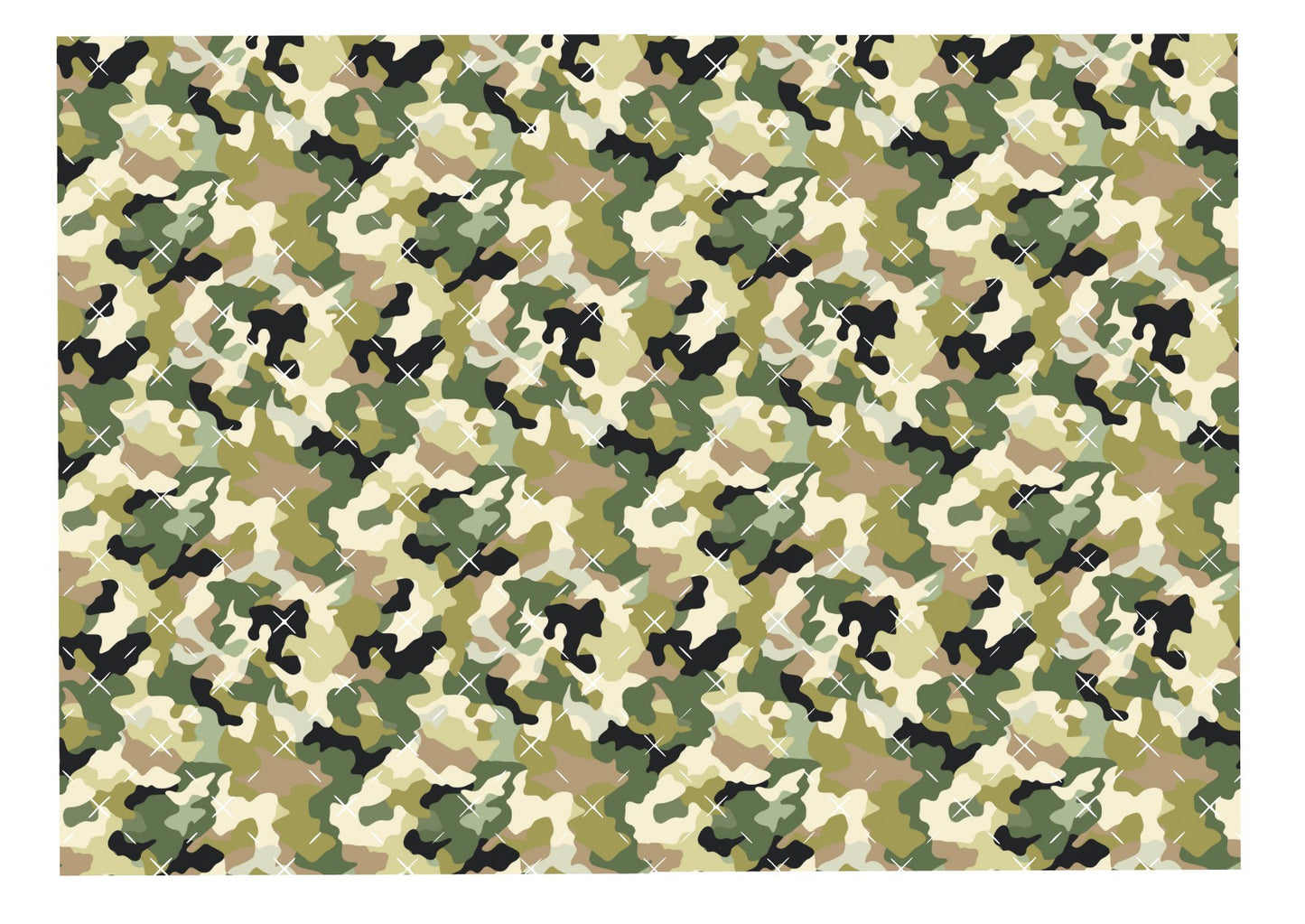 Camo Icing Sheet Wrap