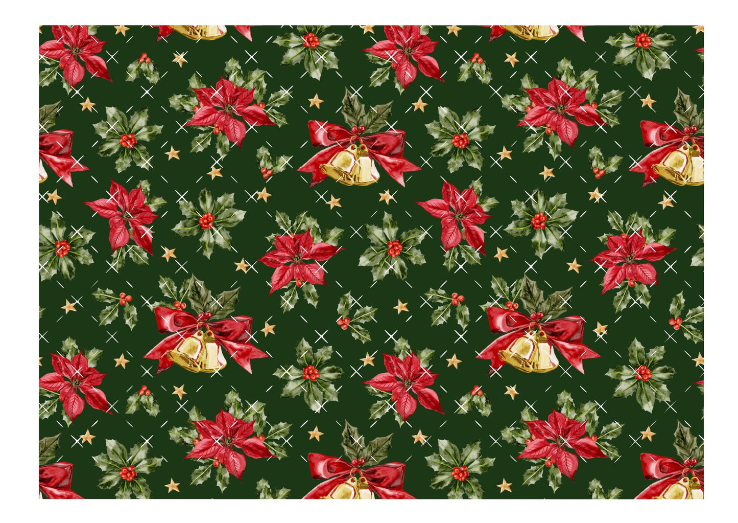 Holly Bells Icing Sheet Wrap