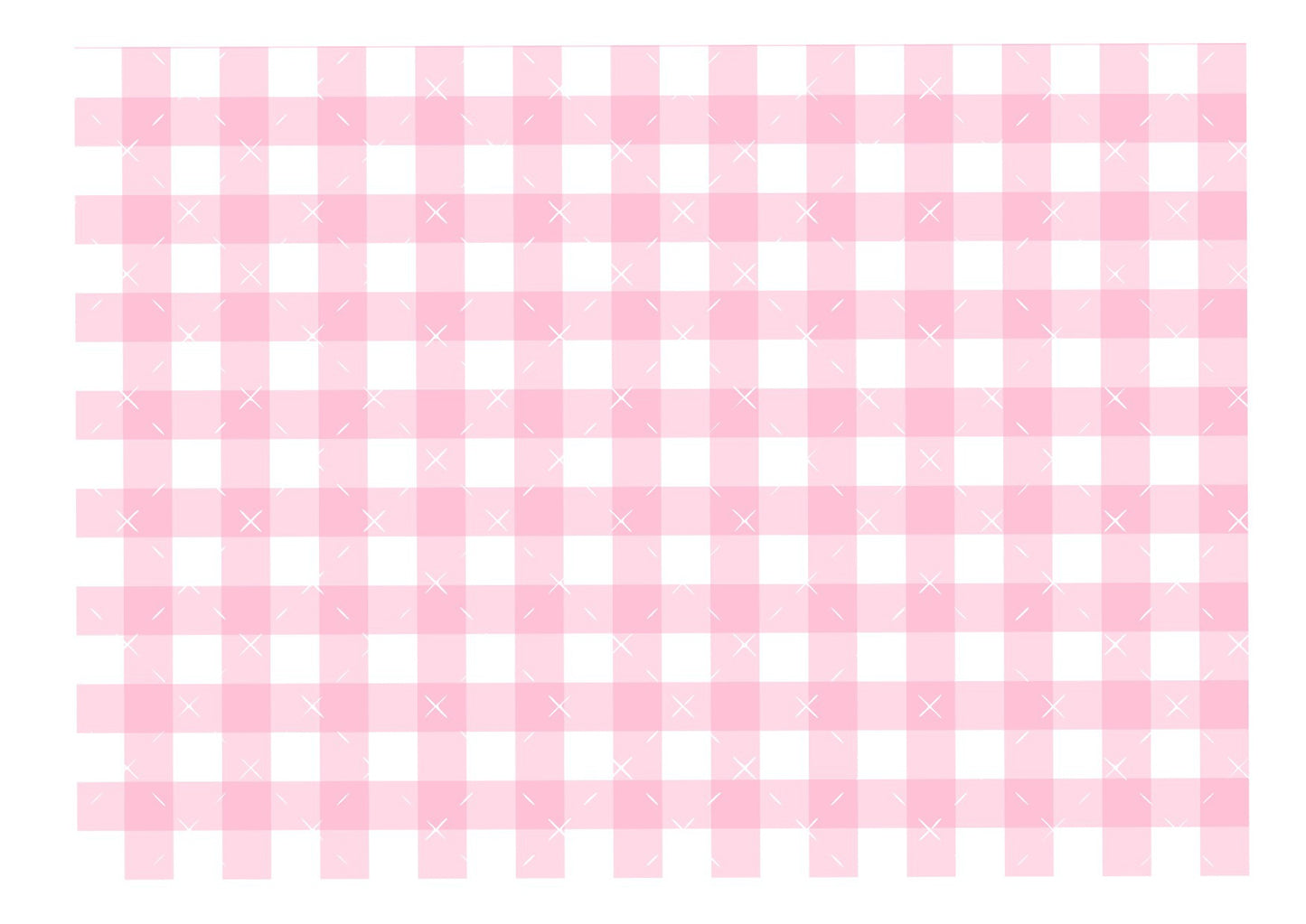 Pink Gingham Icing Sheet Wrap