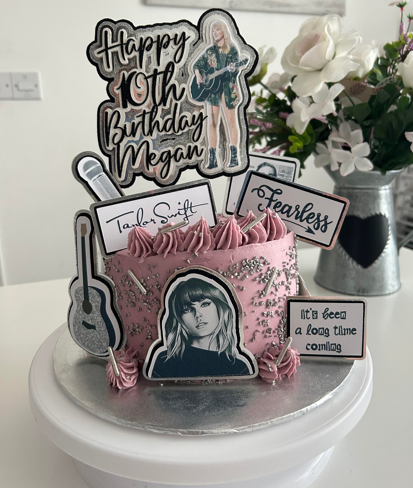 Taylor Swift Cake Topper Set