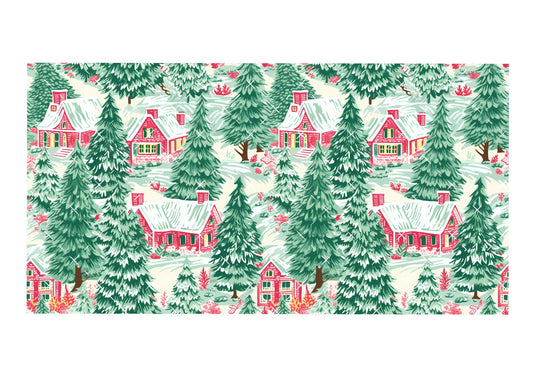 Christmas Village #2 Icing Sheet Wrap