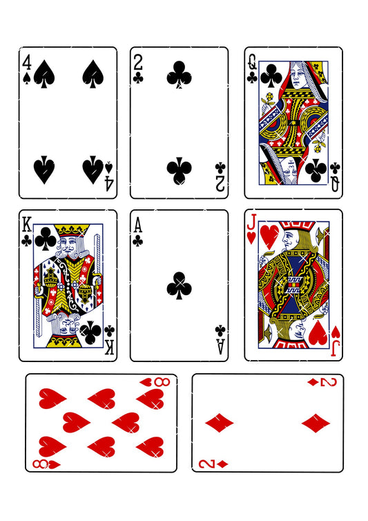 Playing Cards Icing Sheet Las Vegas