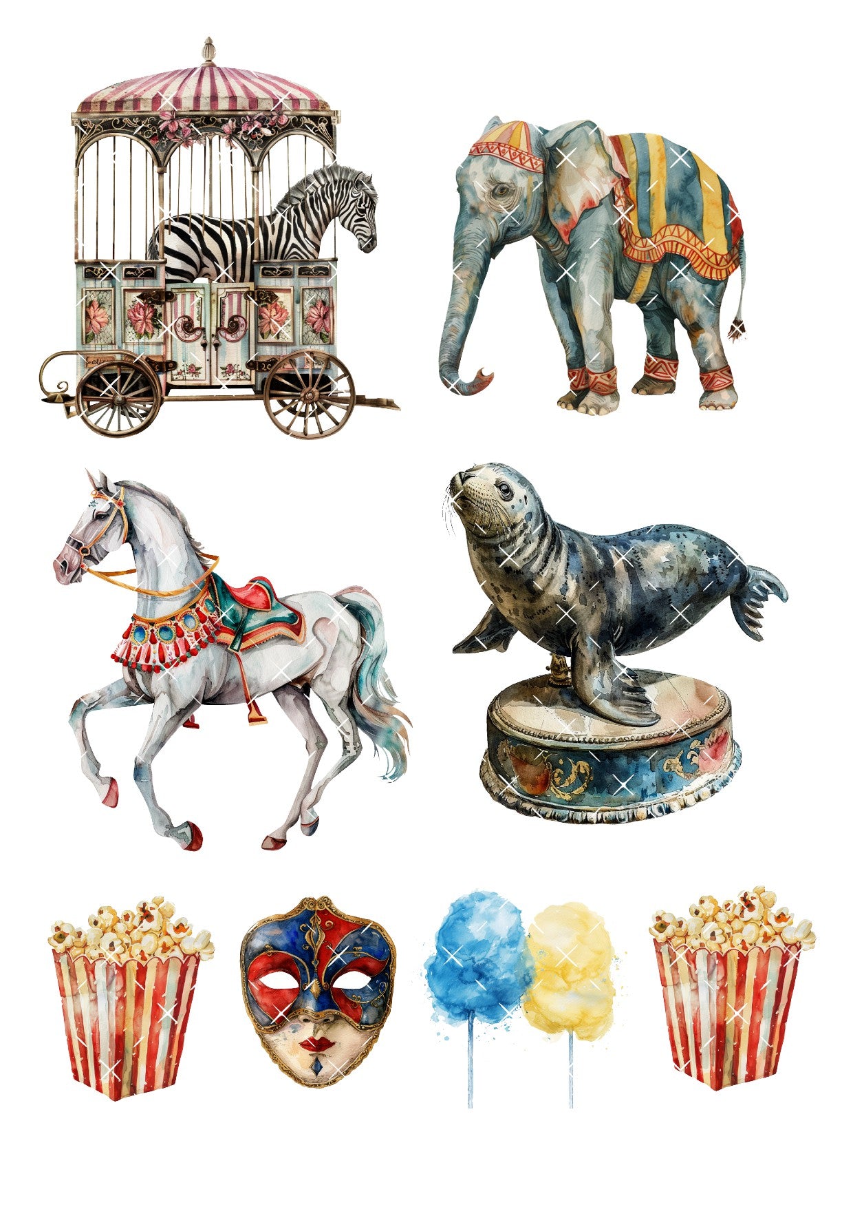 Circus Icing Sheets