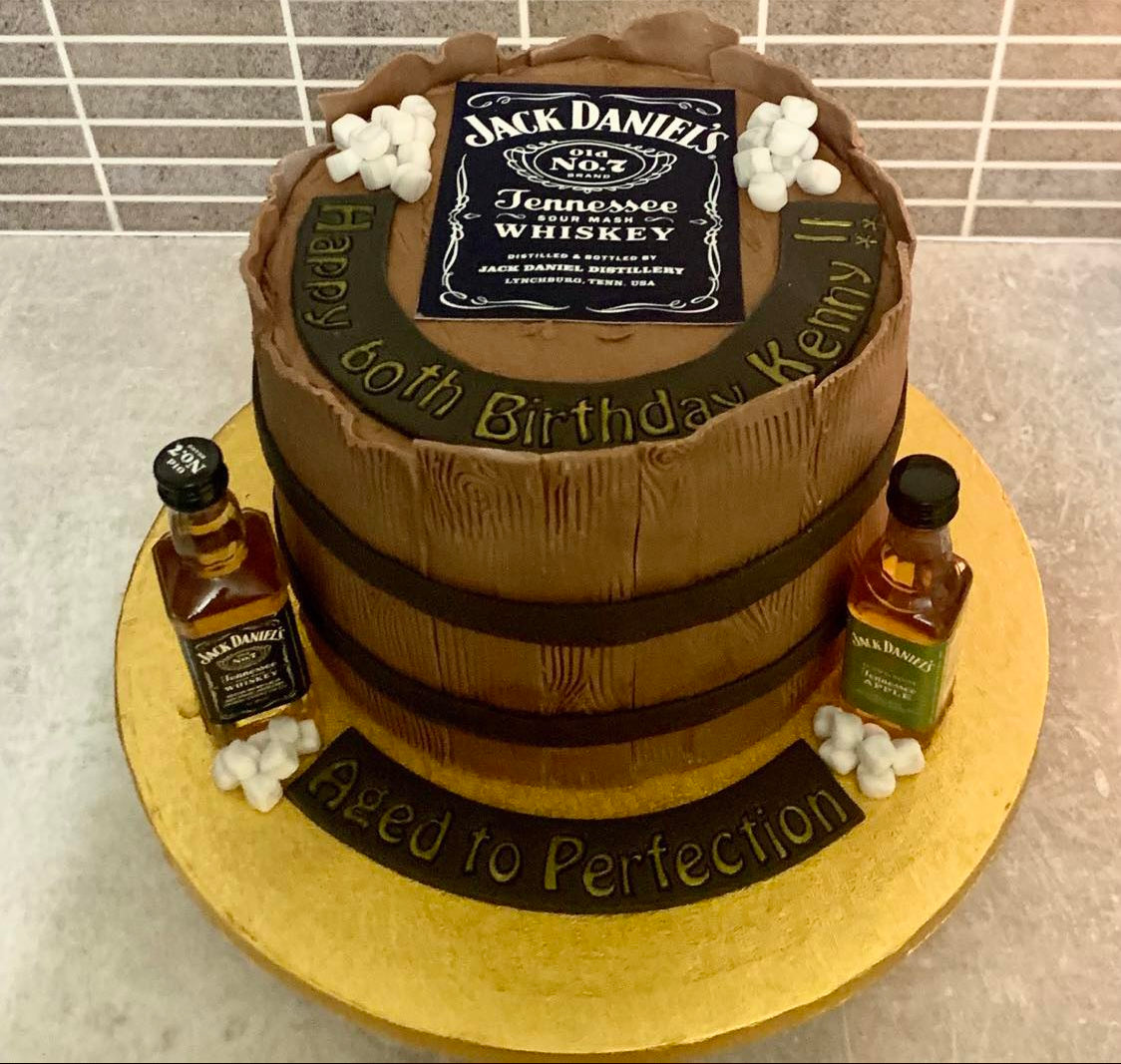 Jack Daniels Label Icing Sheet