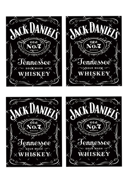 Jack Daniels Label Icing Sheet