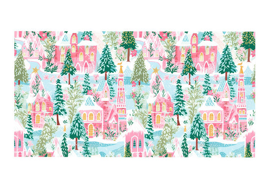 Christmas Village Icing Sheet Wrap