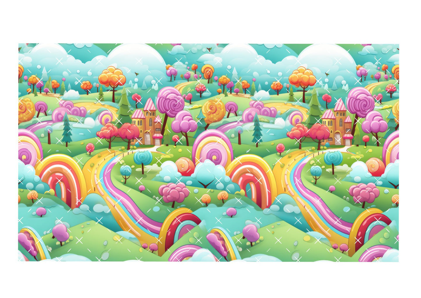 Candyland #3 Icing Sheet Wrap