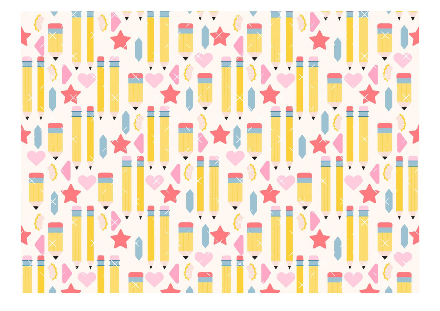 Pencils School Icing Sheet Wrap